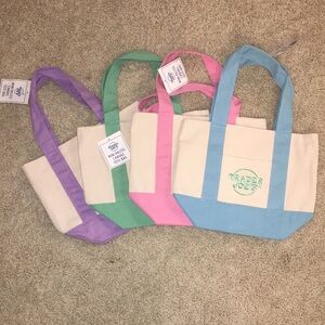 Trader Joe’s Mini Pastel Canvas Tote Bag